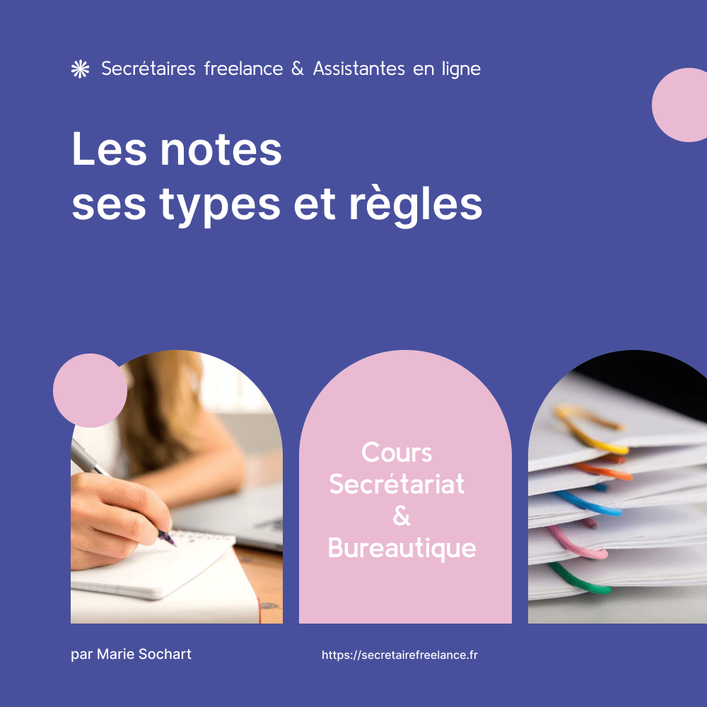 secrétaire indépendante les notes types et règles